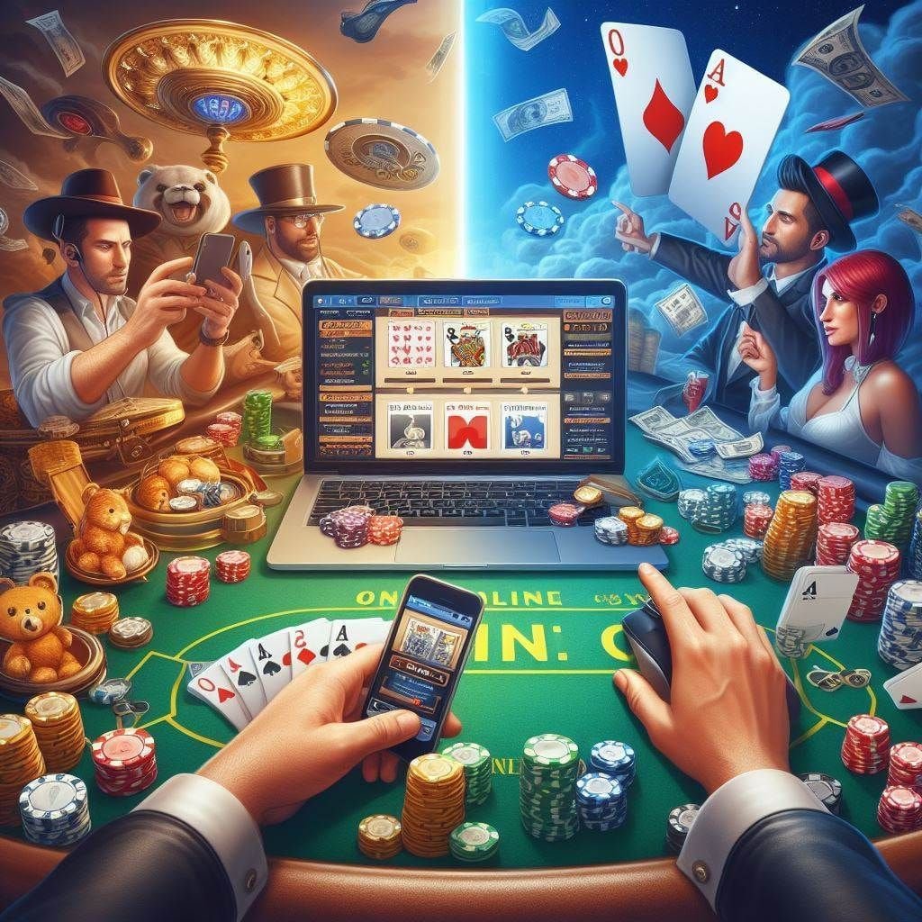 Free Bet Blackjack payout board showing win and loss scenarios